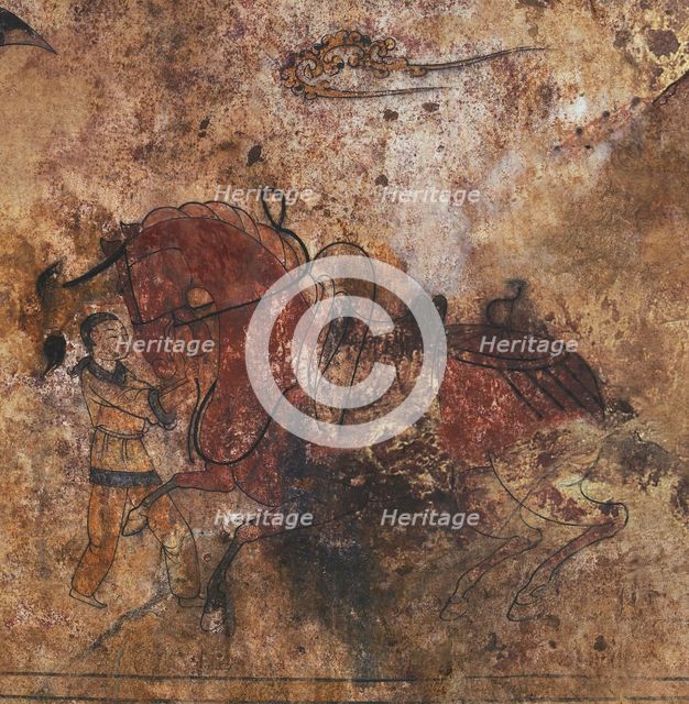 The Horse. The mural painting of the Susan-ri Tomb, Second Half of the 5th century.