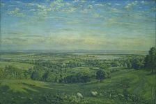 The Horseshoe Bend of the Severn, 1909. Creator: Philip Wilson Steer