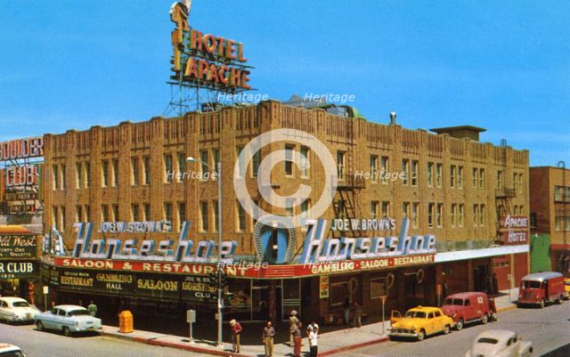 The Horseshoe Club, Las Vegas, Nevada, USA, 1956. Artist: Unknown