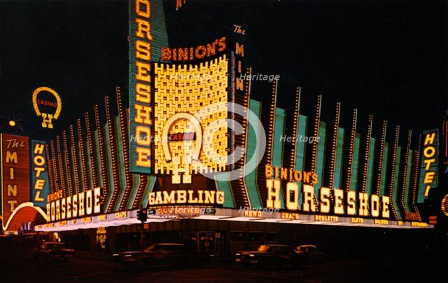 The Horseshoe Club, Las Vegas, Nevada, USA, 1966. Artist: Unknown