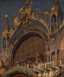 The Horses of St Mark's, Venice, 1905-06. Creator: Walter Richard Sickert
