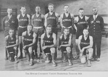 The Howard University Varsity Basketball Team, 1927. Creator: Addison N. Scurlock