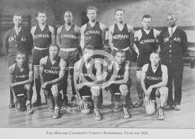 The Howard University Varsity Basketball Team, 1927. Creator: Addison N. Scurlock.
