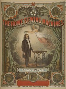 The Howe sewing machines, c1895 - 1917. Creator: Hatch & Co.
