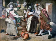 The Hot Hand 1894. Artist: Ferdinand Roybet