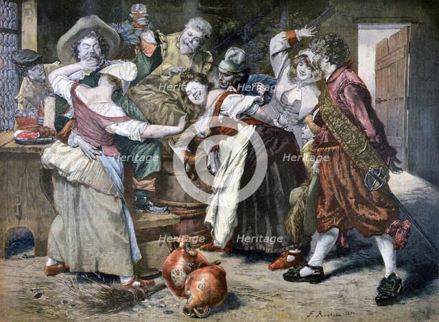 'The Hot Hand', 1894. Artist: Ferdinand Roybet