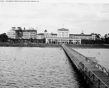 The [Hotel] Ormond from the Halifax River, Ormond, Fla., between 1900 and 1920. Creator: Unknown