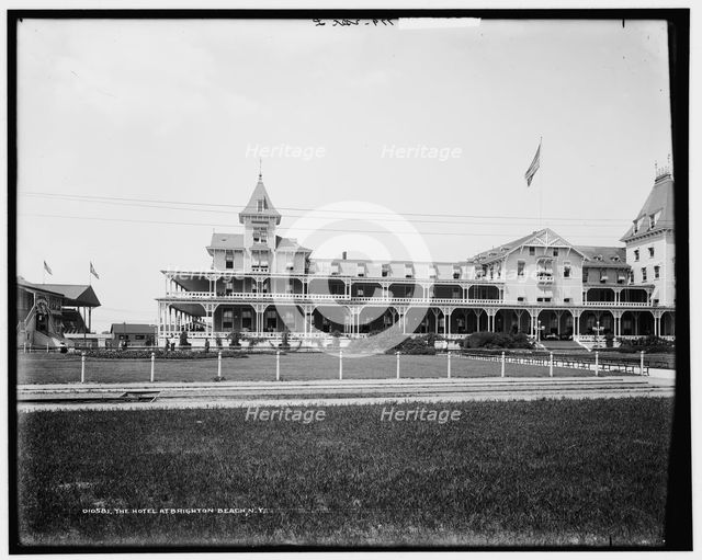 The Hotel at Brighton Beach, N.Y., c1901. Creator: Unknown.
