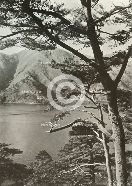 'The Hotel Across The Lake, Shoji', 1910. Creator: Herbert Ponting.
