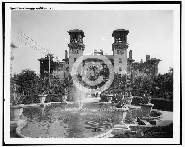 The Hotel Alcazar, St. Augustine, Fla., c1902. Creator: William H. Jackson.