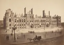[The Hötel de Ville after the Commune], 1871. Creator: Hippolyte-Auguste Collard