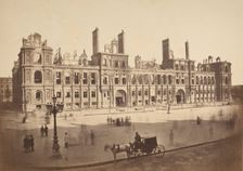 [The Hötel de Ville after the Commune], 1871. Creator: Hippolyte-Auguste Collard