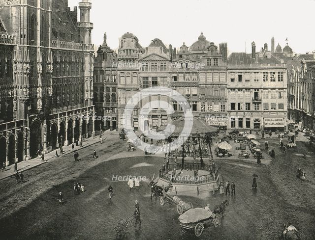 The Hotel de Ville, Brussels, Belgium, 1895.  Creator: Unknown.