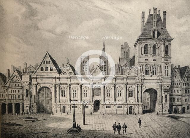 'The Hotel de Ville in 1583', 1915. Artist: Unknown.