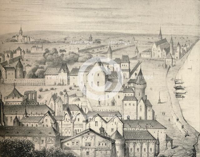 'The Hotel St Paul in the 14th century', 1915. Artist: Unknown.