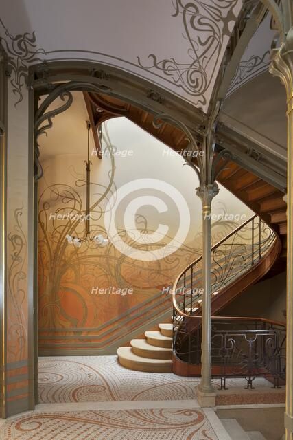 The Hotel Tassel, 6, Rue Paul-Emile Jansonstraat, Brussels, Belgium, 2015. Artist: Alan John Ainsworth.