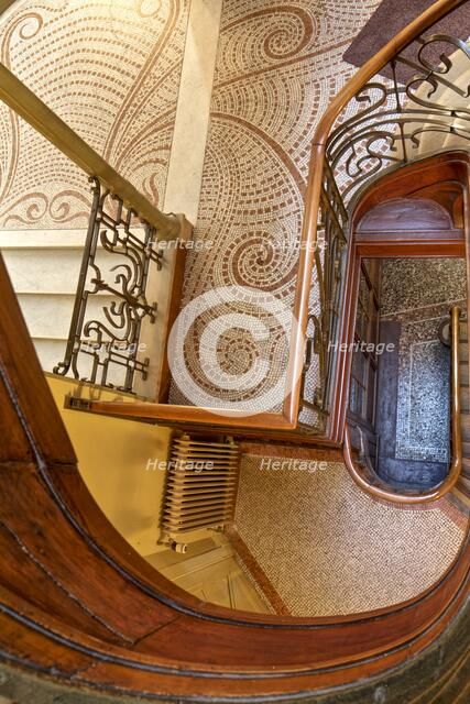 The Hotel Tassel, 6, Rue Paul-Emile Jansonstraat, Brussels, Belgium, 2015. Artist: Alan John Ainsworth.