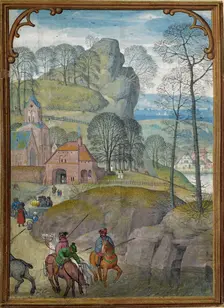The Hours of Hennessy (Hours of Notre-Dame). Labors of the Months: February, c1530. Creator: Bening, Simon, (Workshop) (ca 1483-1561)