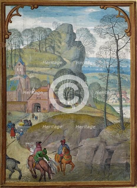 The Hours of Hennessy (Hours of Notre-Dame). Labors of the Months: February, c1530. Creator: Bening, Simon, (Workshop) (ca 1483-1561).