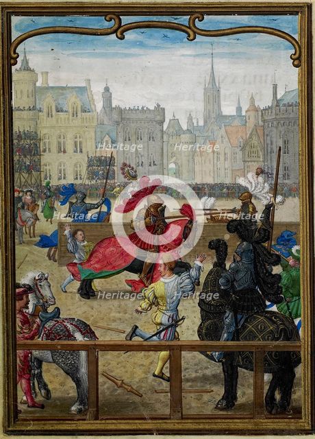 The Hours of Hennessy (Hours of Notre-Dame). Labors of the Months: June, c1530. Creator: Bening, Simon, (Workshop) (ca 1483-1561).