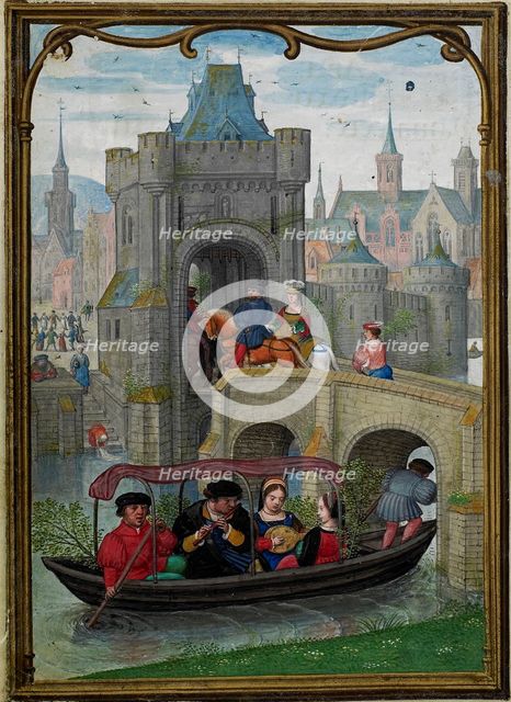 The Hours of Hennessy (Hours of Notre-Dame). Labors of the Months: May, c1530. Creator: Bening, Simon, (Workshop) (ca 1483-1561).