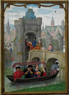The Hours of Hennessy (Hours of Notre-Dame). Labors of the Months: May, c1530. Creator: Bening, Simon, (Workshop) (ca 1483-1561)