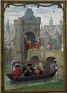 The Hours of Hennessy (Hours of Notre-Dame). Labors of the Months: May, c1530. Creator: Bening, Simon, (Workshop) (ca 1483-1561)