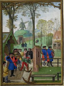 The Hours of Hennessy (Hours of Notre-Dame). Labors of the Months: November, c1530. Creator: Bening, Simon, (Workshop) (ca 1483-1561)