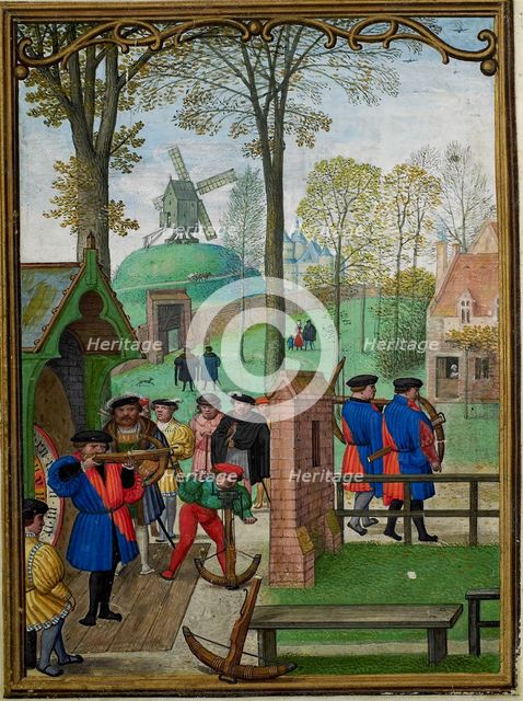 The Hours of Hennessy (Hours of Notre-Dame). Labors of the Months: November, c1530. Creator: Bening, Simon, (Workshop) (ca 1483-1561).