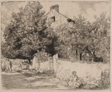 The House of Madame B., 1915. Creator: Auguste Louis Lepère (French, 1849-1918)
