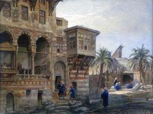 The House of Mameluke Radnau Bey, Cairo 1870. Artist: Frank Dillon