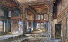 The House of Moufti Sheikh el Mahadi, Cairo 1873. Artist: Frank Dillon