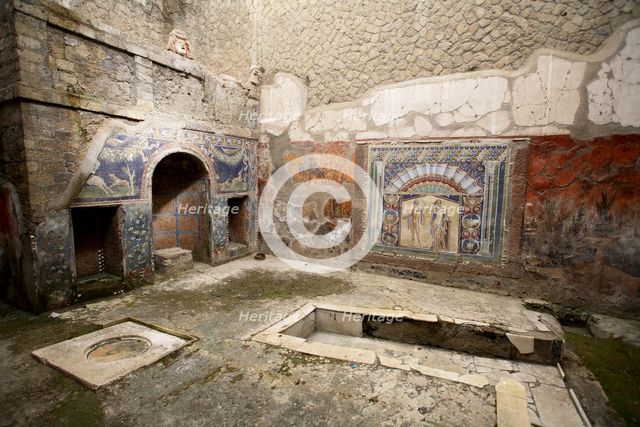The House of Neptune and Amphitrite, Herculaneum, Italy. Creator: Samuel Magal.
