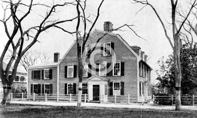 'The House of Oliver Wendell Holmes at Cambridge, Mass., U.S.A', 1923.Artist: Rischgitz Collection