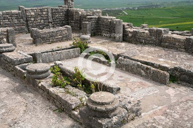 The House of 'Omnia tibi felicia', Dougga (Thugga), Tunisia. Creator: Samuel Magal.
