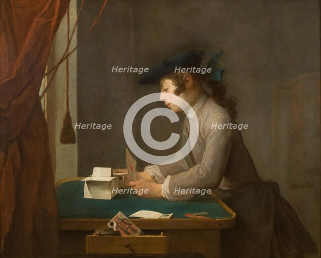 The House of Cards, 1735. Artist: Chardin, Jean-Baptiste Siméon (1699-1779)