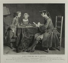 The House of Cards, 1744. Creator: Louis Surugue