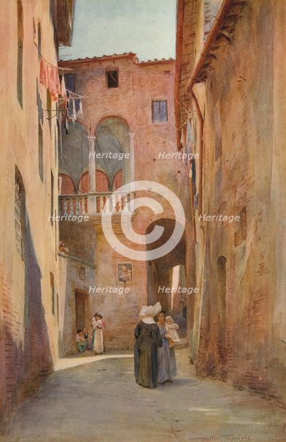 'The House of Catherine of Siena', c1900 (1913). Artist: Walter Frederick Roofe Tyndale.