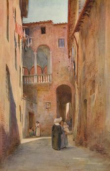 The House of Catherine of Siena c1900 (1913). Artist: Walter Frederick Roofe Tyndale