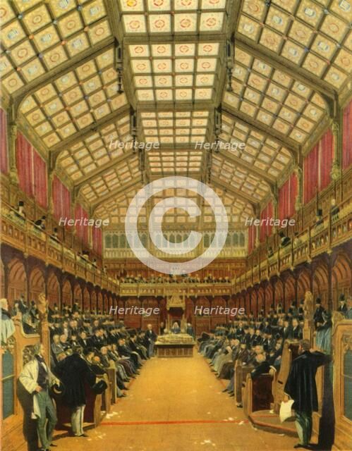 'The House of Commons During A Debate', 1858, (1947).  Creator: Unknown.
