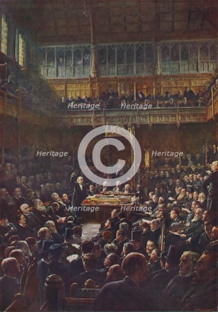 The House of Commons, February 13, 1893 (1906). Artist: Sir Robert Ponsonby Staples.
