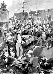 The House of Commons in 1846 (c1905). Creator: Unknown
