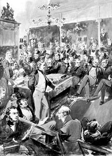 The House of Commons in 1846 (c1905). Creator: Unknown