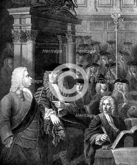 The House of Commons in Sir Robert Walpole's administration, Artist: Unknown
