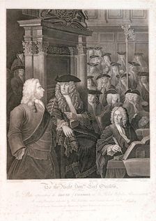 The House of Commons (in Sir Robert Walpole's Administration), 18th century. Artist: A Fogg