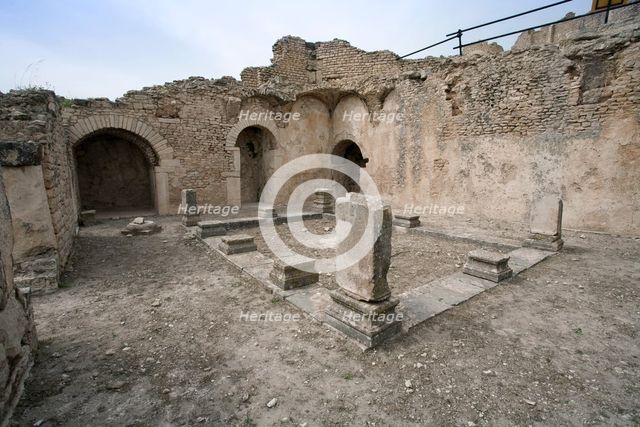 The House of Dionysus and Ulysses, Dougga (Thugga), Tunisia. Creator: Samuel Magal.