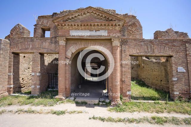The House of Epagathiana and Epaphroditiana, Ostia Antica, Italy. Artist: Samuel Magal