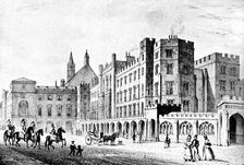 The House of Lords and House of Commons, Westminster, early 19th century (c1905)