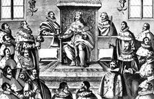 The House of Lords in the Time of Charles I, 17th century, (c1902-1905)