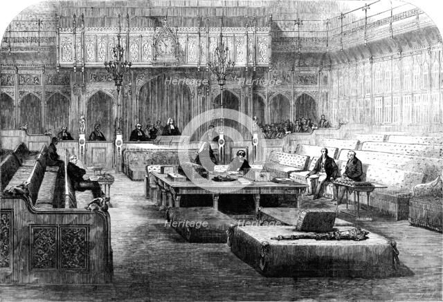 The House of Lords Sitting as a Court of Appeal, 1856.  Creator: Smyth.